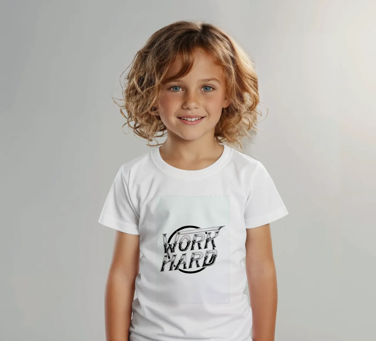 Work Hard t-shirt bambini da JONATTEND