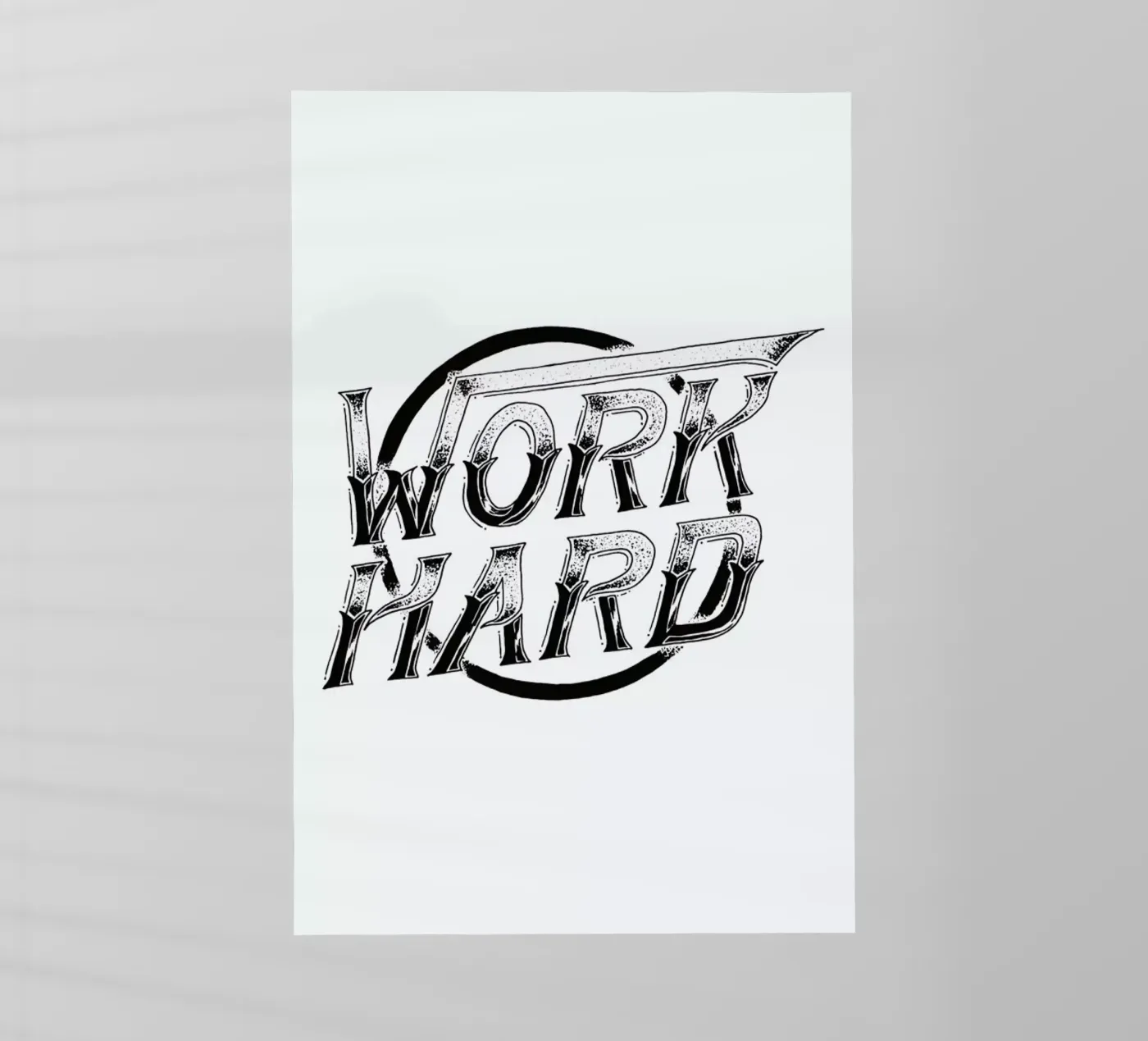 Work Hard pellicola backlit da JONATTEND