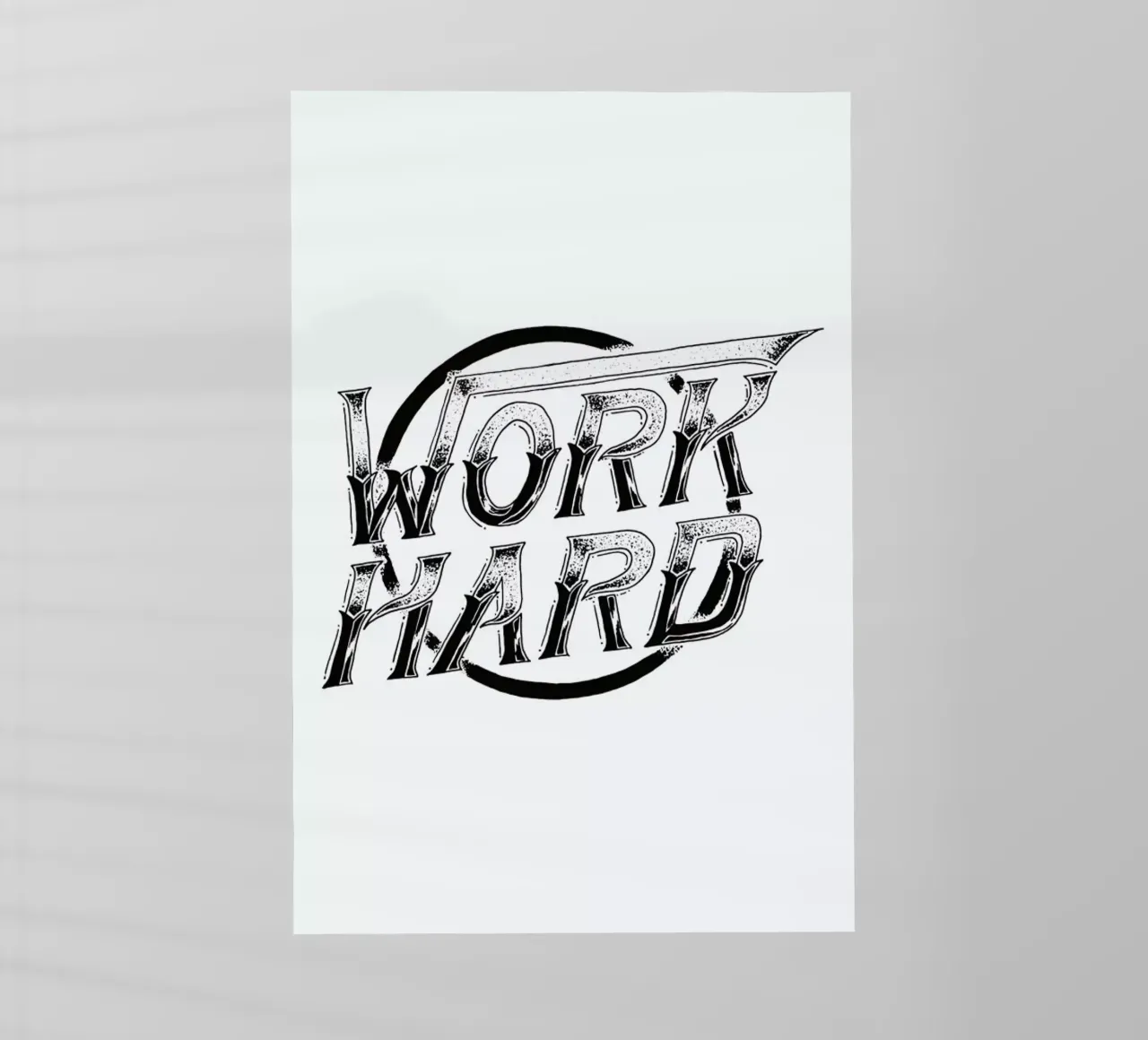 Work Hard pellicola backlit da JONATTEND