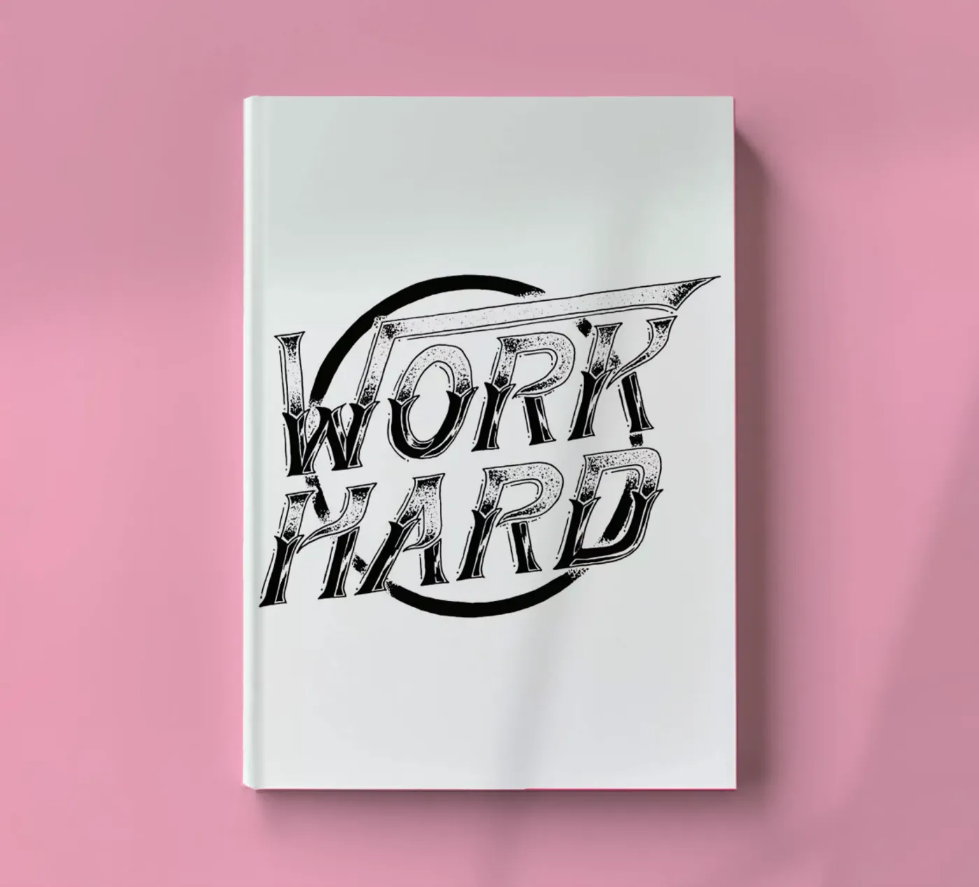 Work Hard notebook by JONATTEND