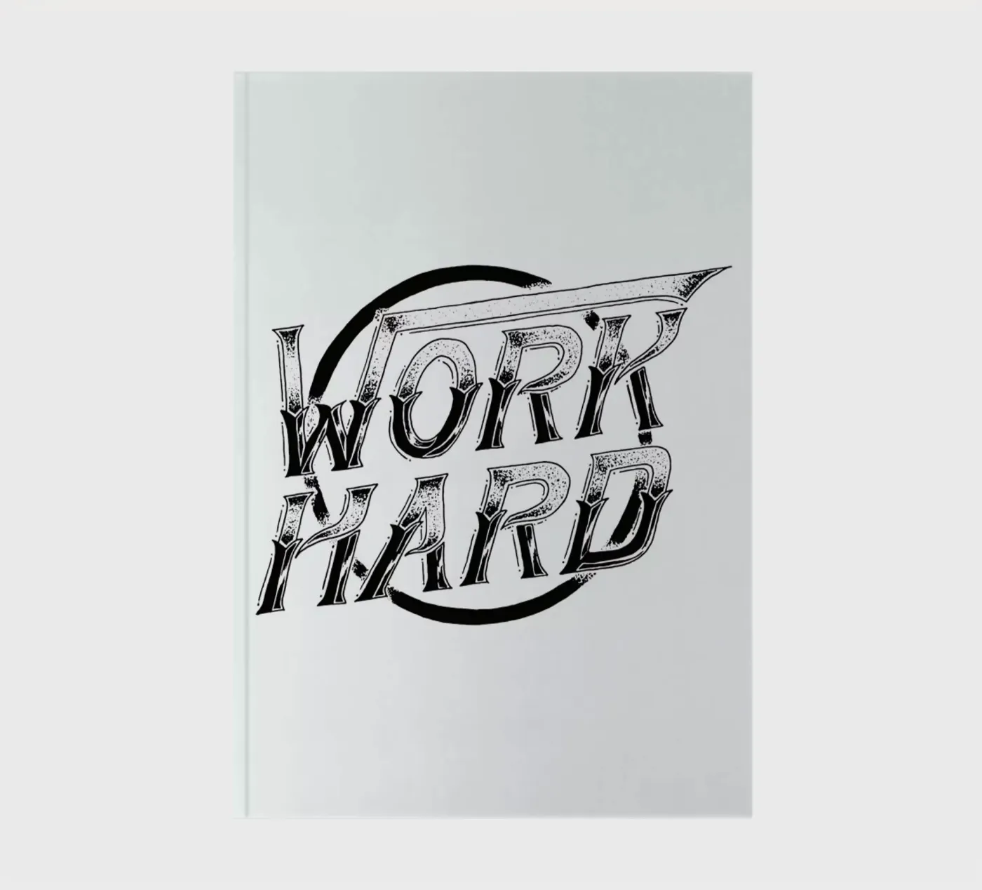 Work Hard notebook by JONATTEND