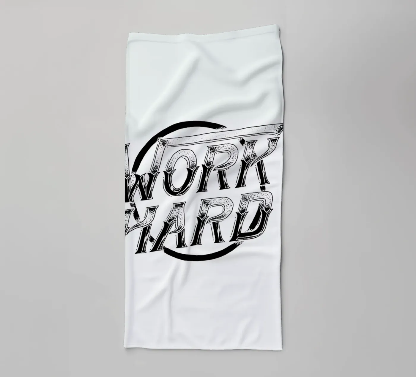 Work Hard badhanddoek van JONATTEND