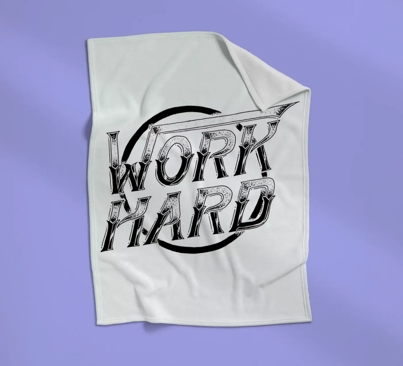 Work Hard fleecedeken van JONATTEND