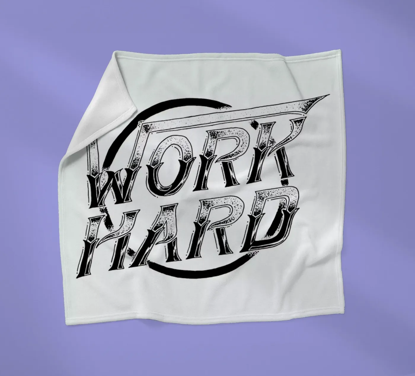 Work Hard fleecedeken van JONATTEND