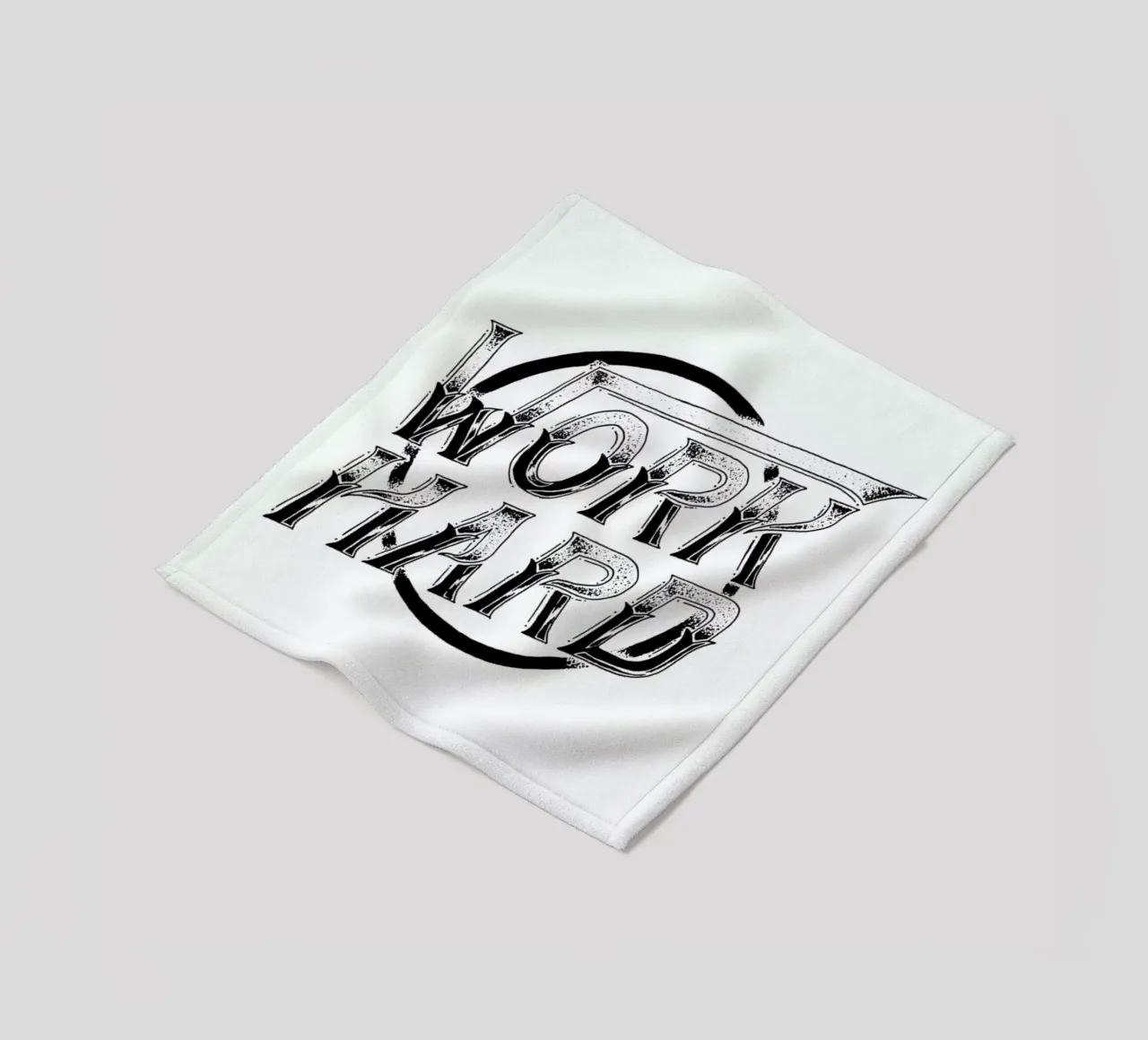 Work Hard coperta in pile da JONATTEND