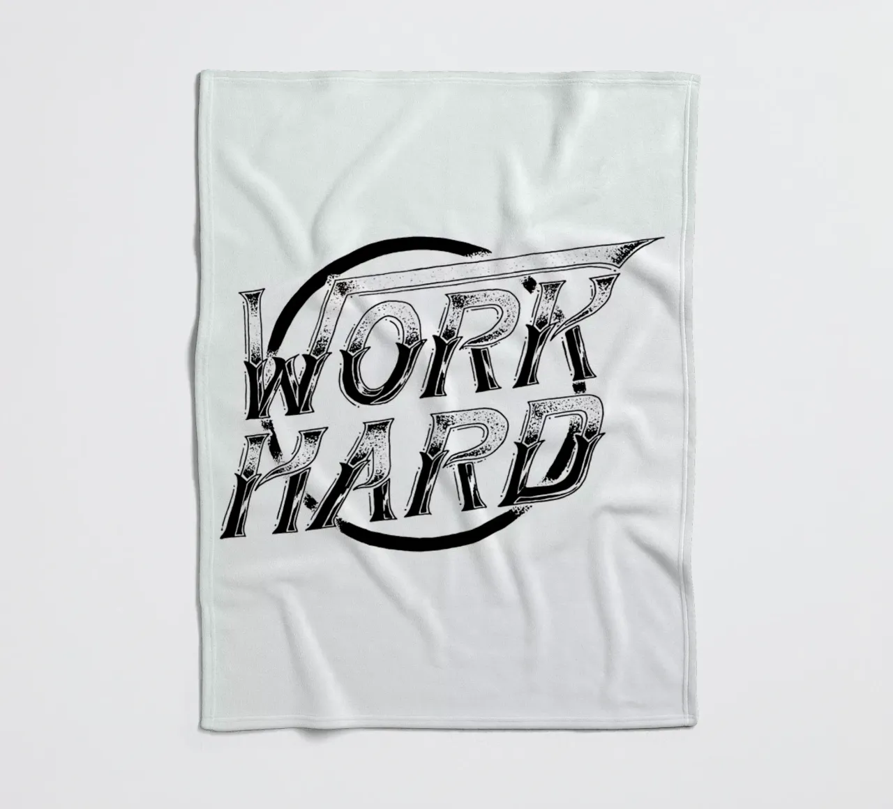 Work Hard fleecedeken van JONATTEND