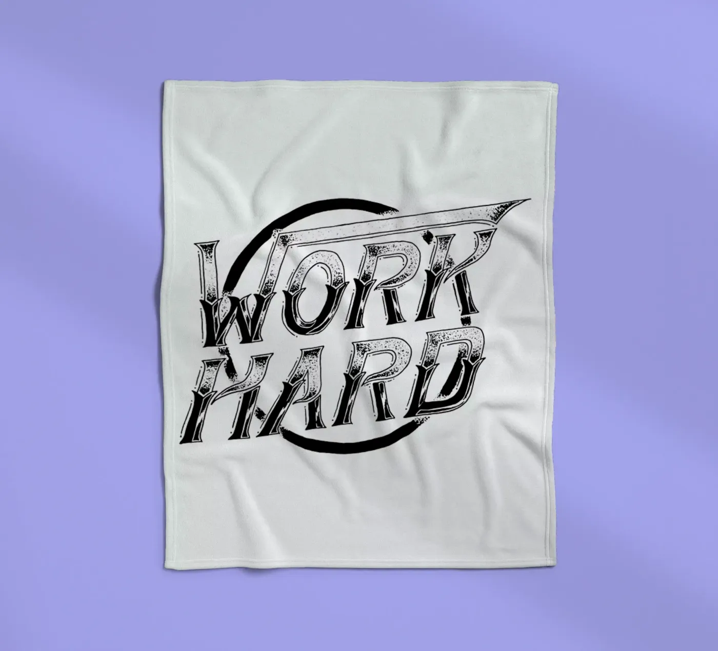 Work Hard fleecedeken van JONATTEND