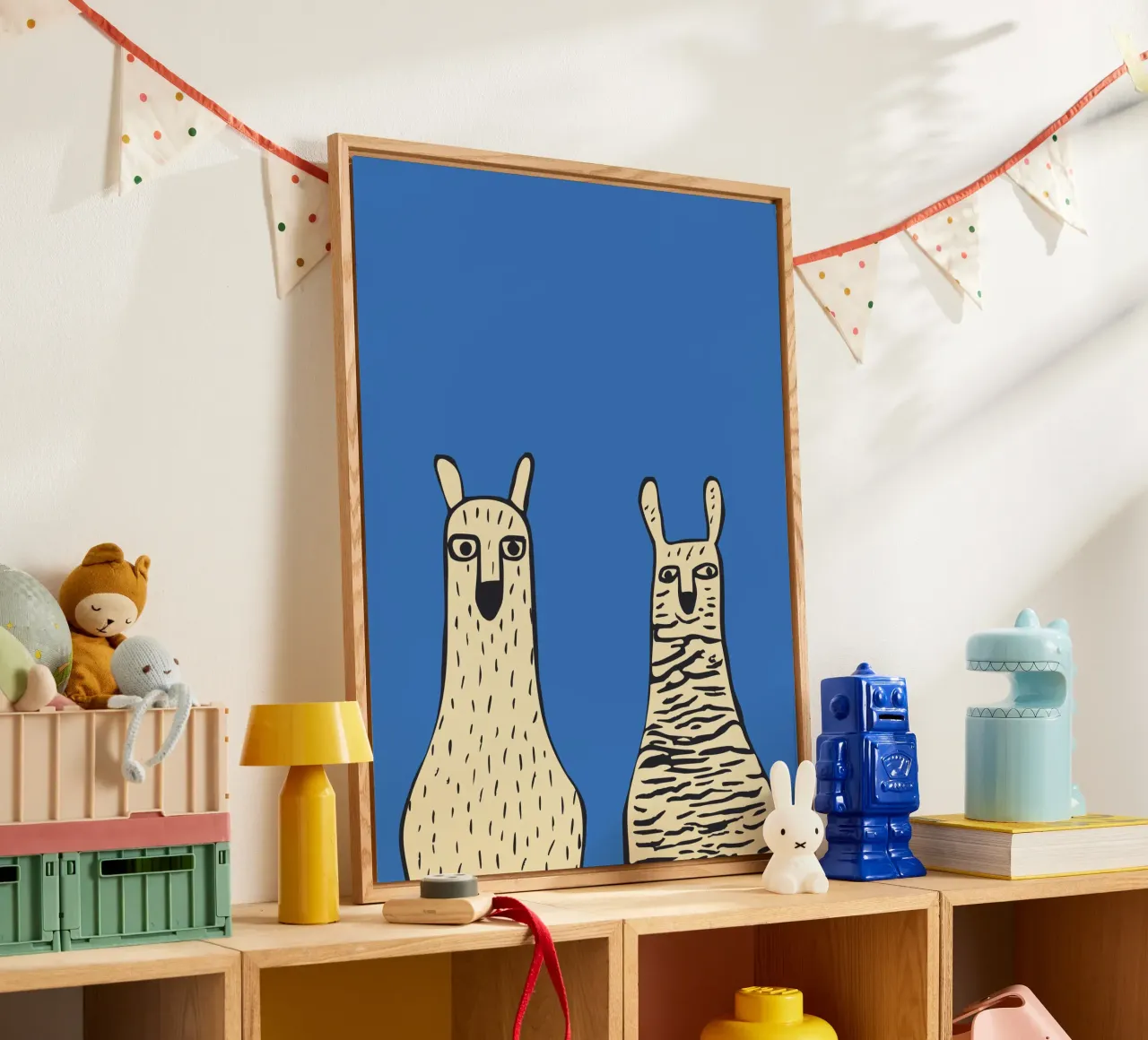 Blue Lamas plexiglass da Hey Vincent