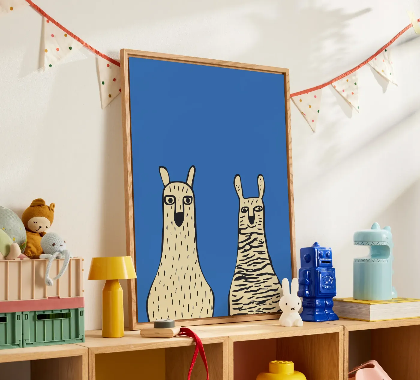 Blue Lamas plexiglass da Hey Vincent