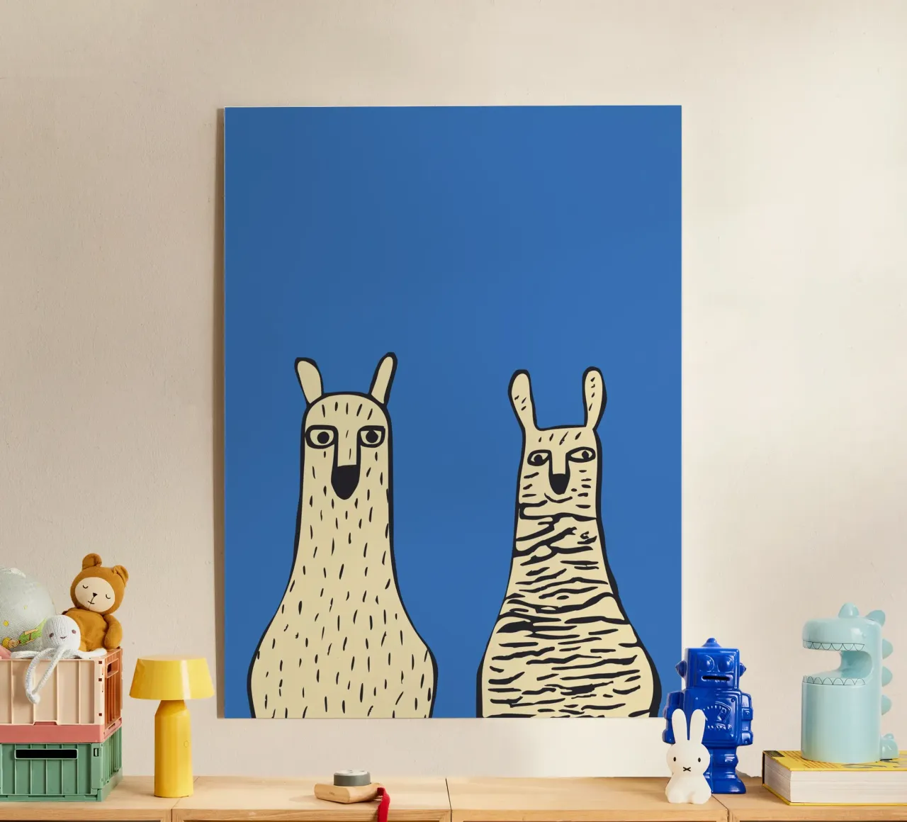 Blue Lamas plexiglass da Hey Vincent