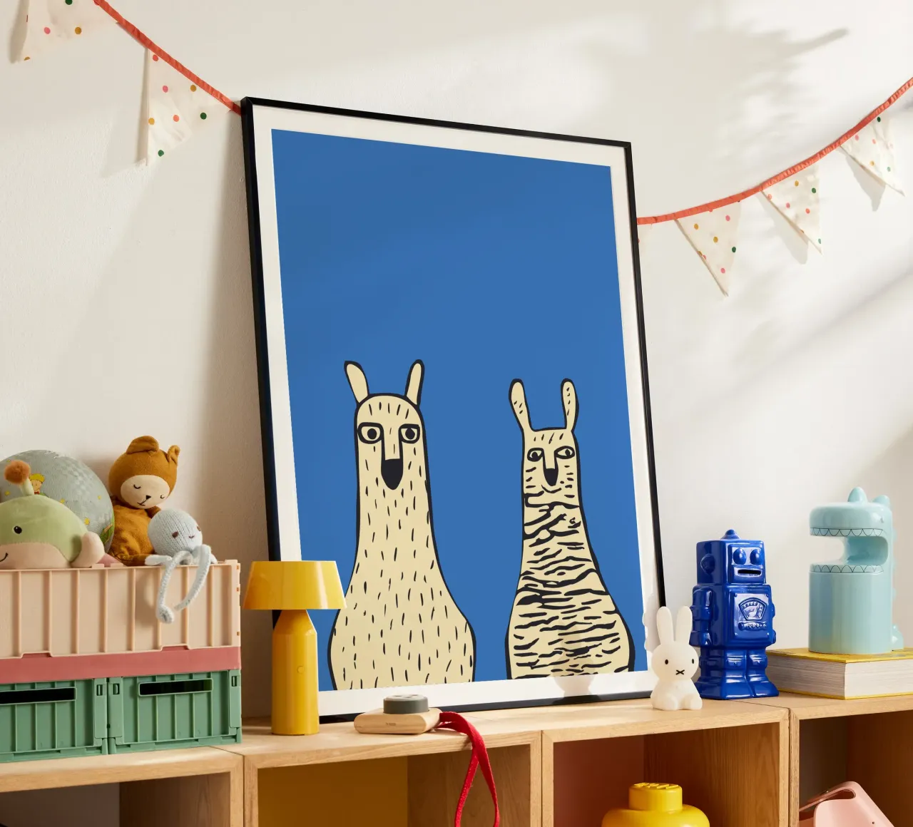 Blue Lamas poster da Hey Vincent