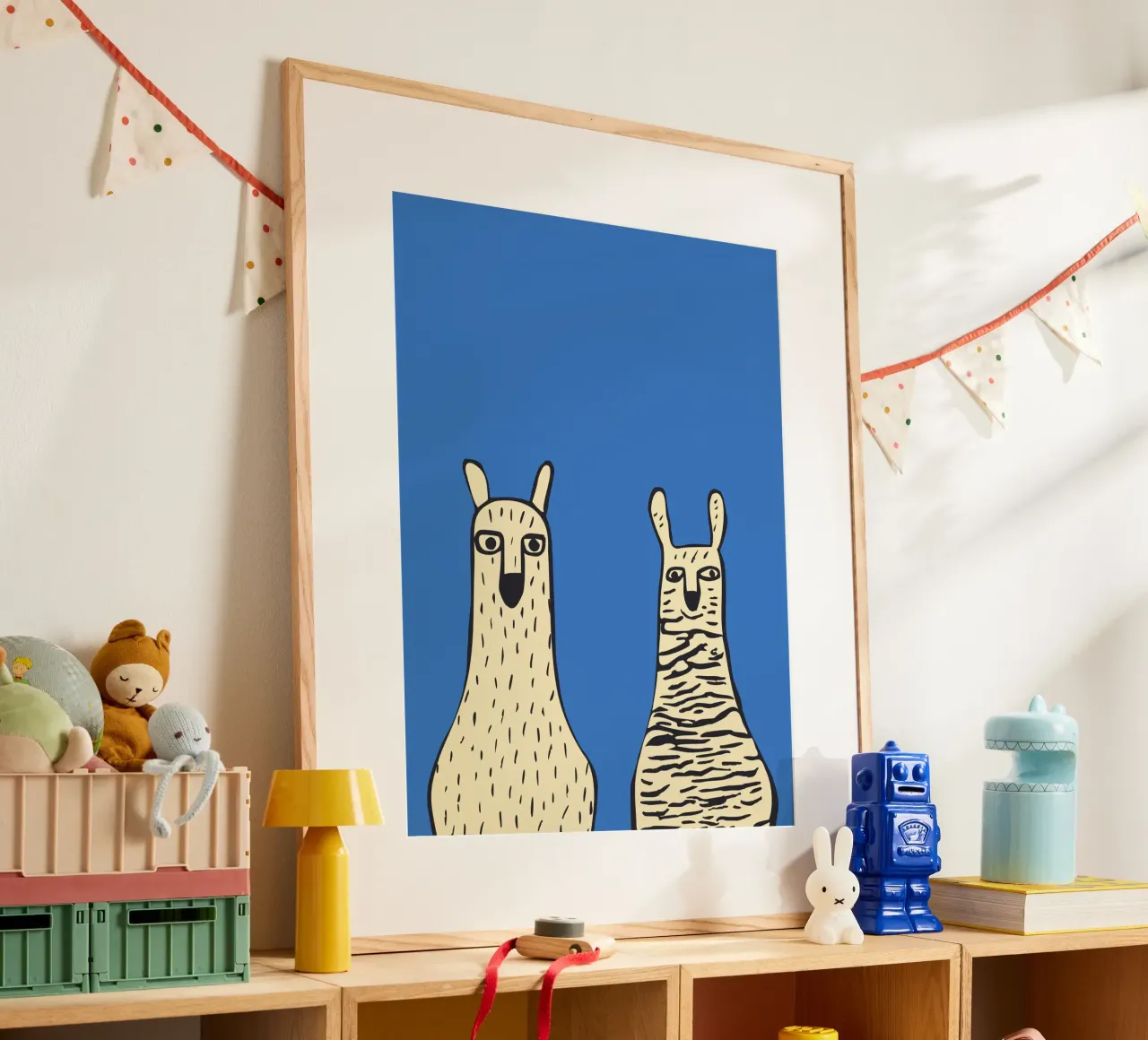 Blue Lamas poster da Hey Vincent