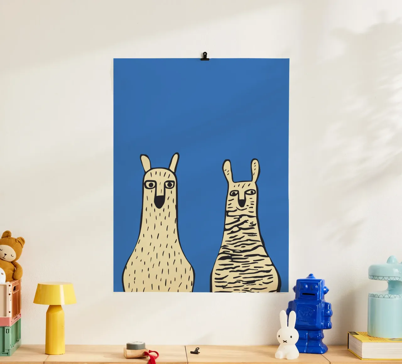 Blue Lamas poster da Hey Vincent