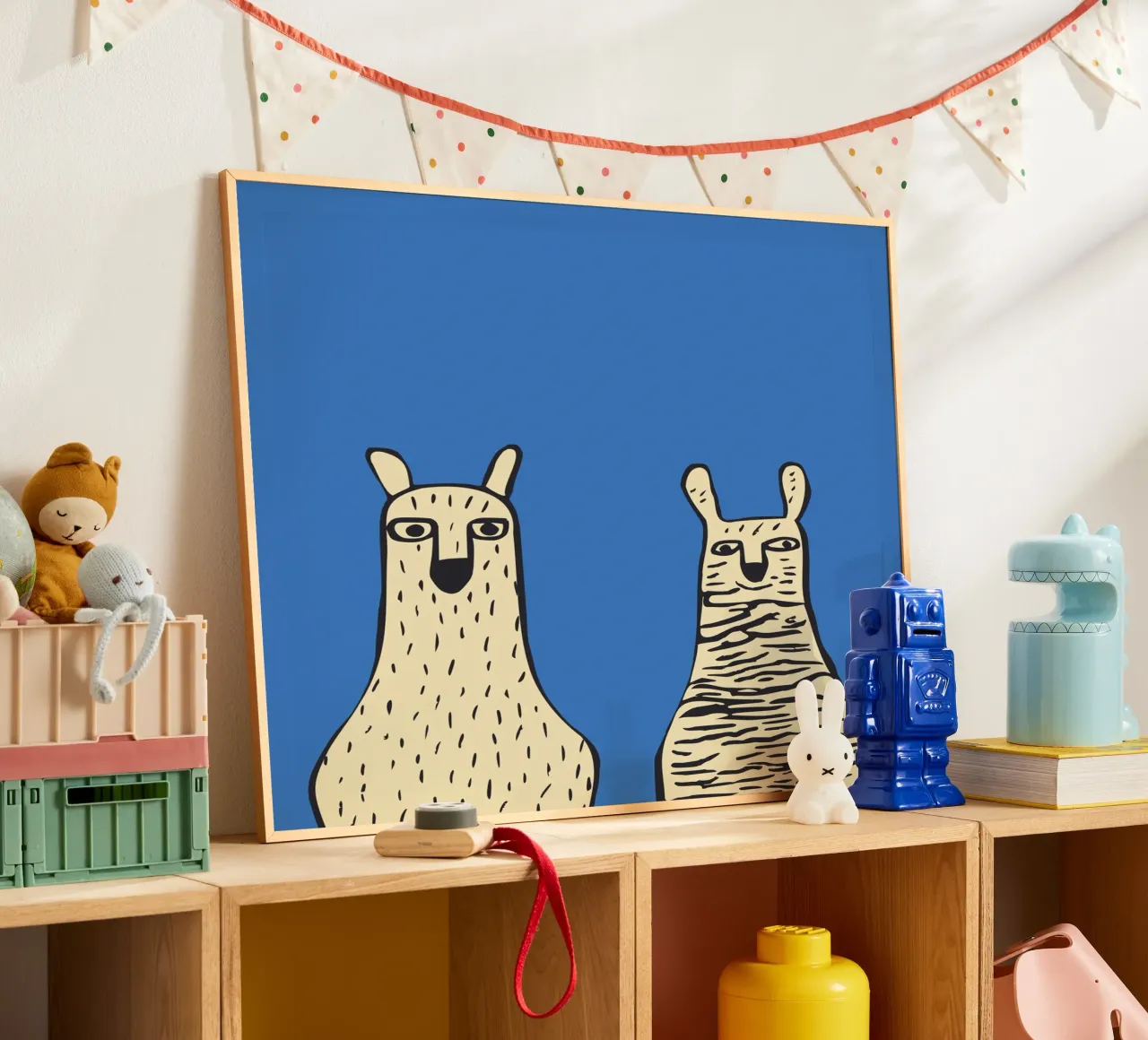 Blue Lamas poster da Hey Vincent