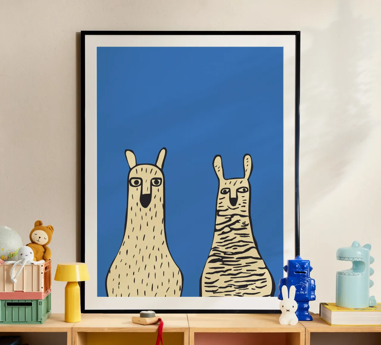 Blue Lamas poster da Hey Vincent