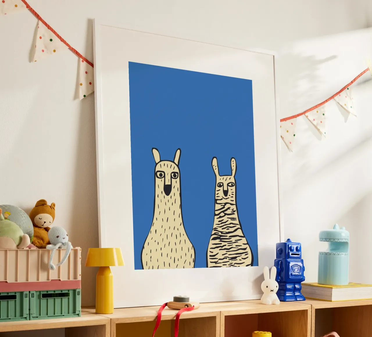 Blue Lamas poster da Hey Vincent