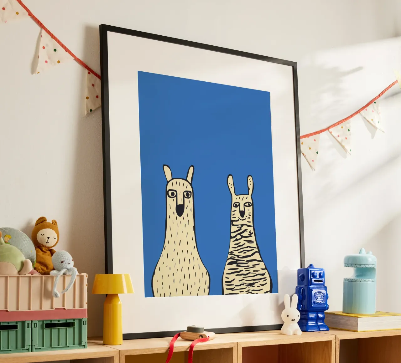 Blue Lamas poster da Hey Vincent