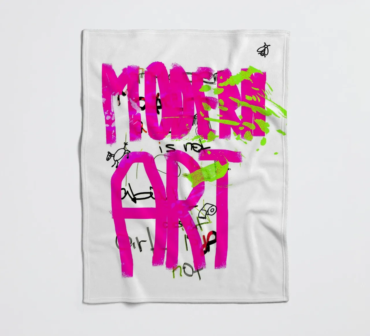 Modern Art fleecedeken van Hey Vincent