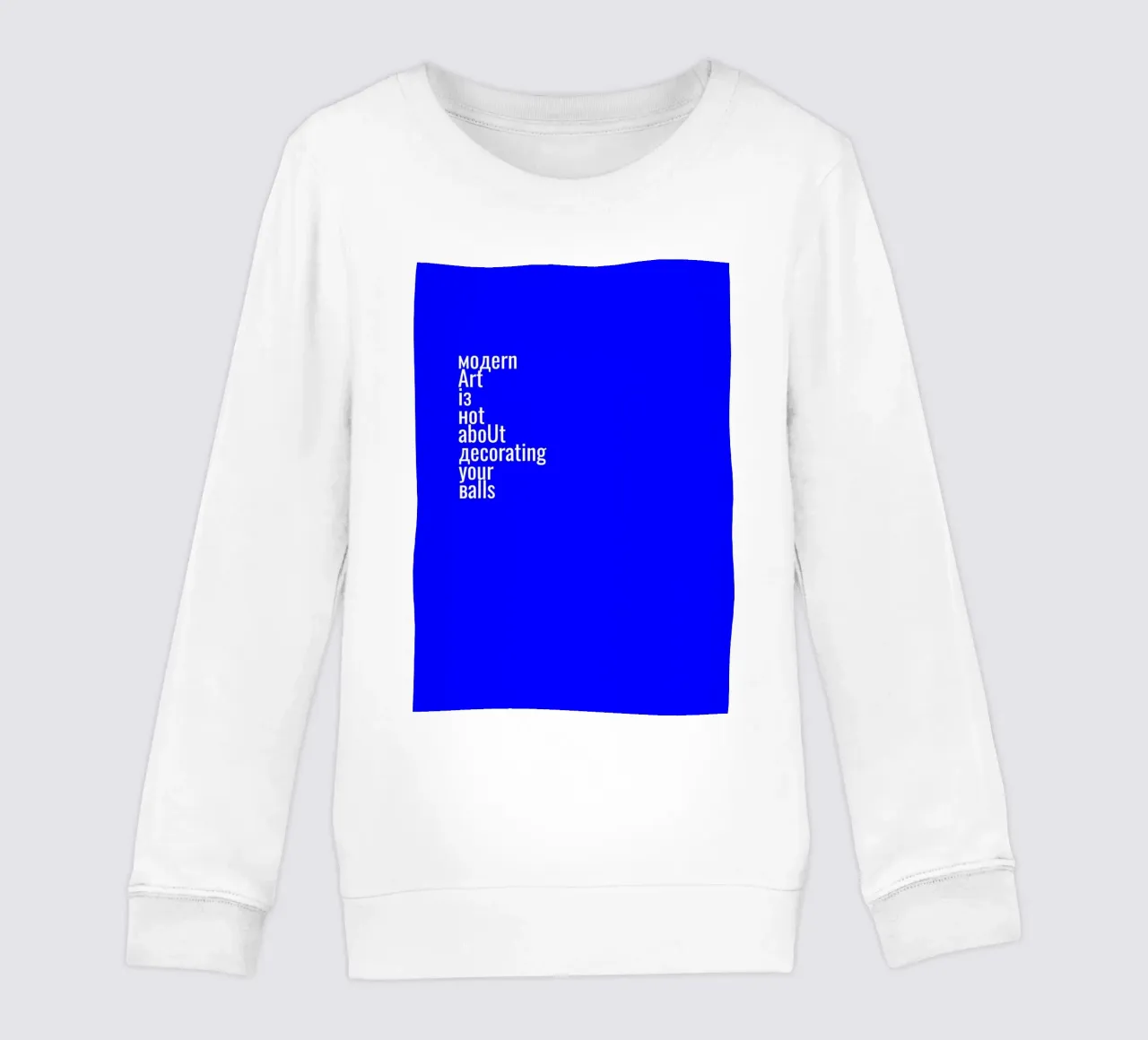 Modern Art II kids sweatshirt by Hey Vincent