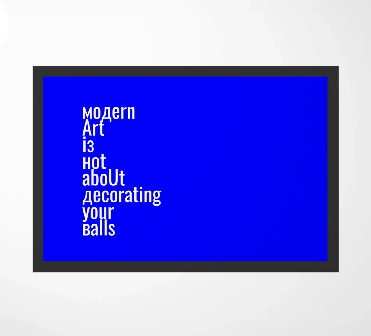 Modern Art II zerbino da Hey Vincent