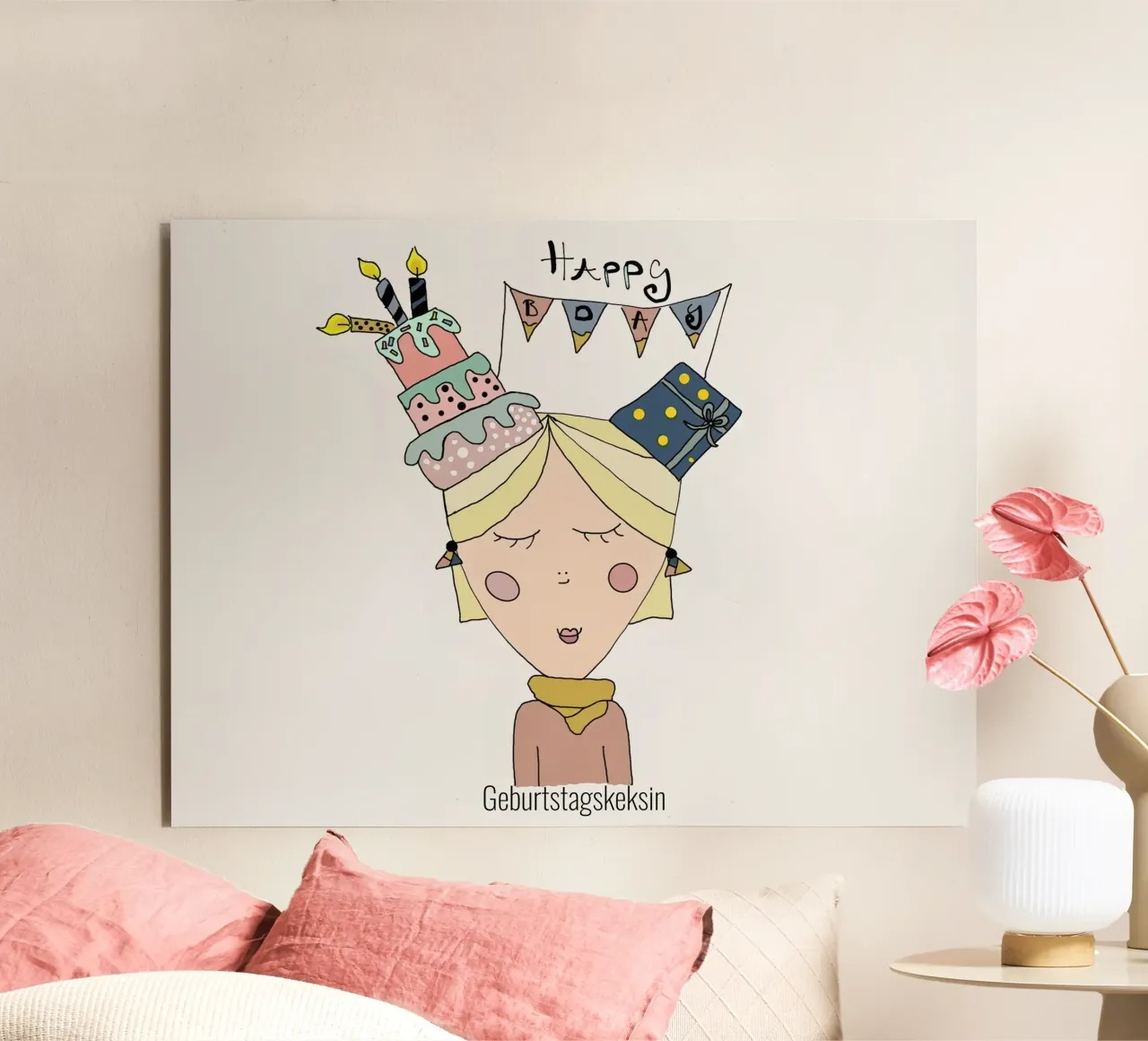 Geburtstagskeksin alluminio dibond da littlereminder