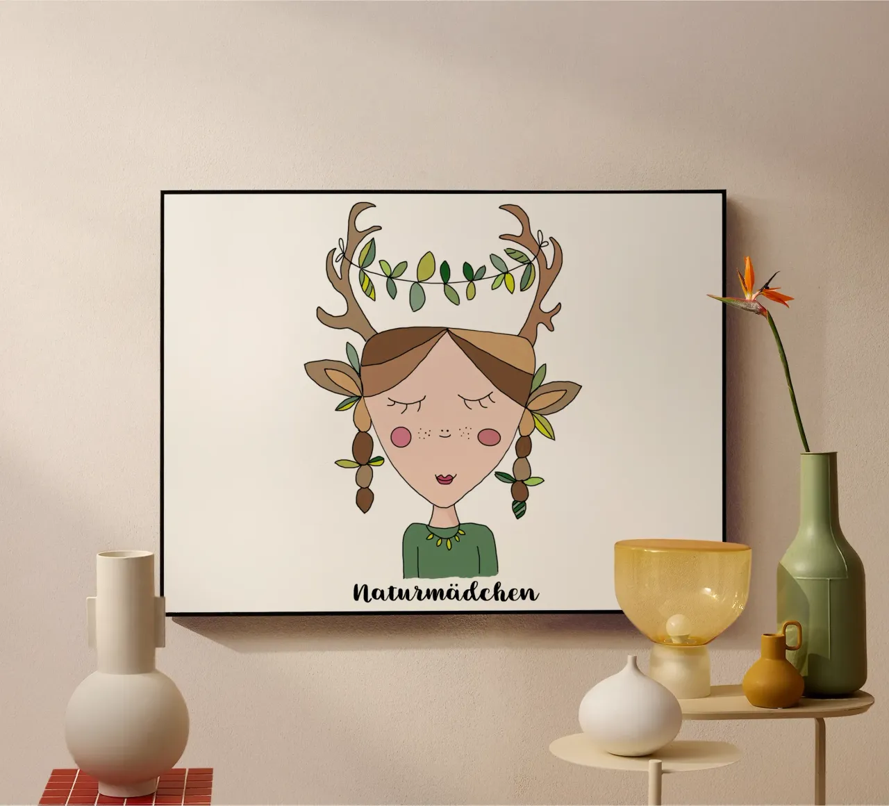 Naturmädchen plexiglass da littlereminder