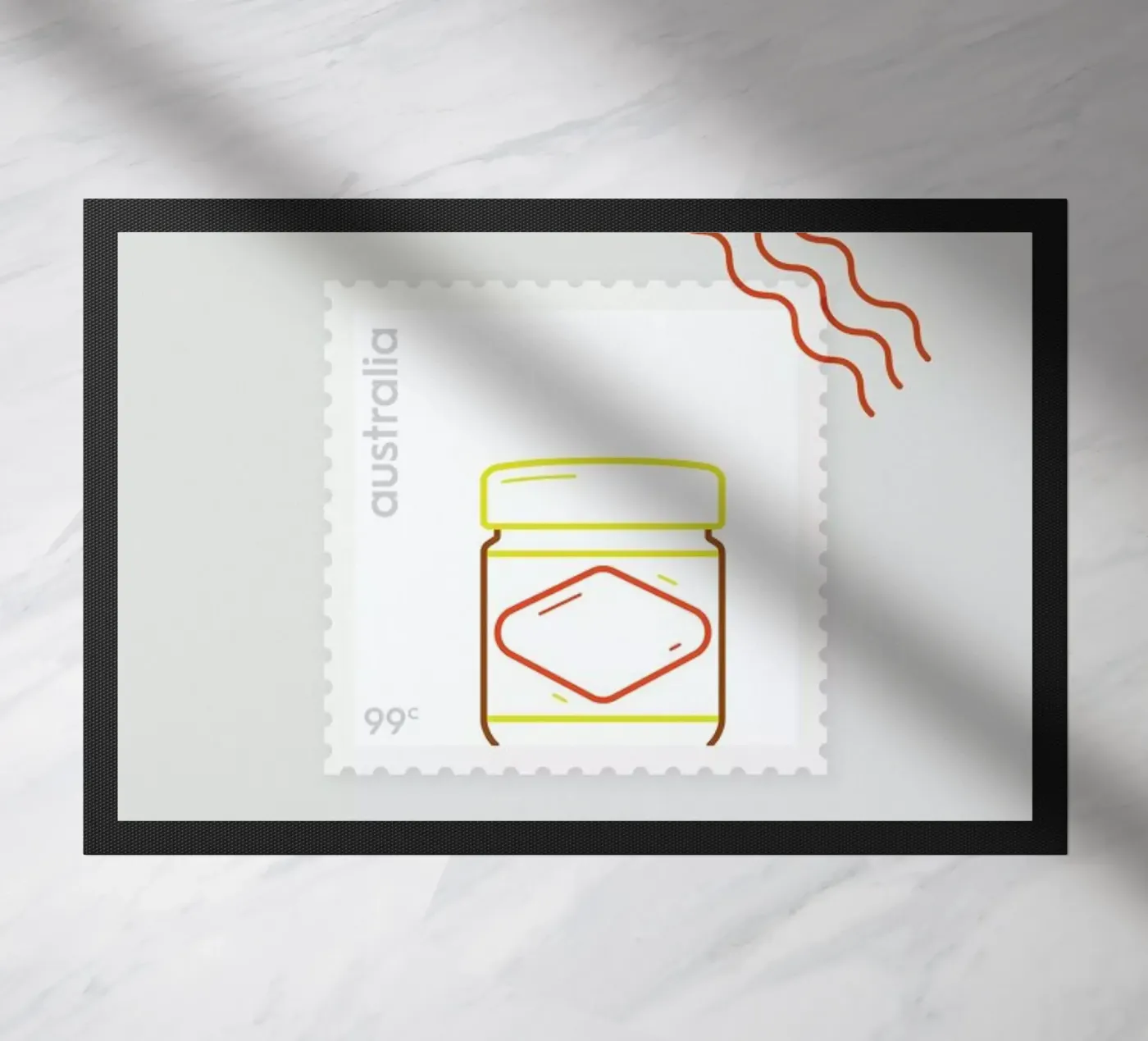 Vegemite deurmat van Dean Smith