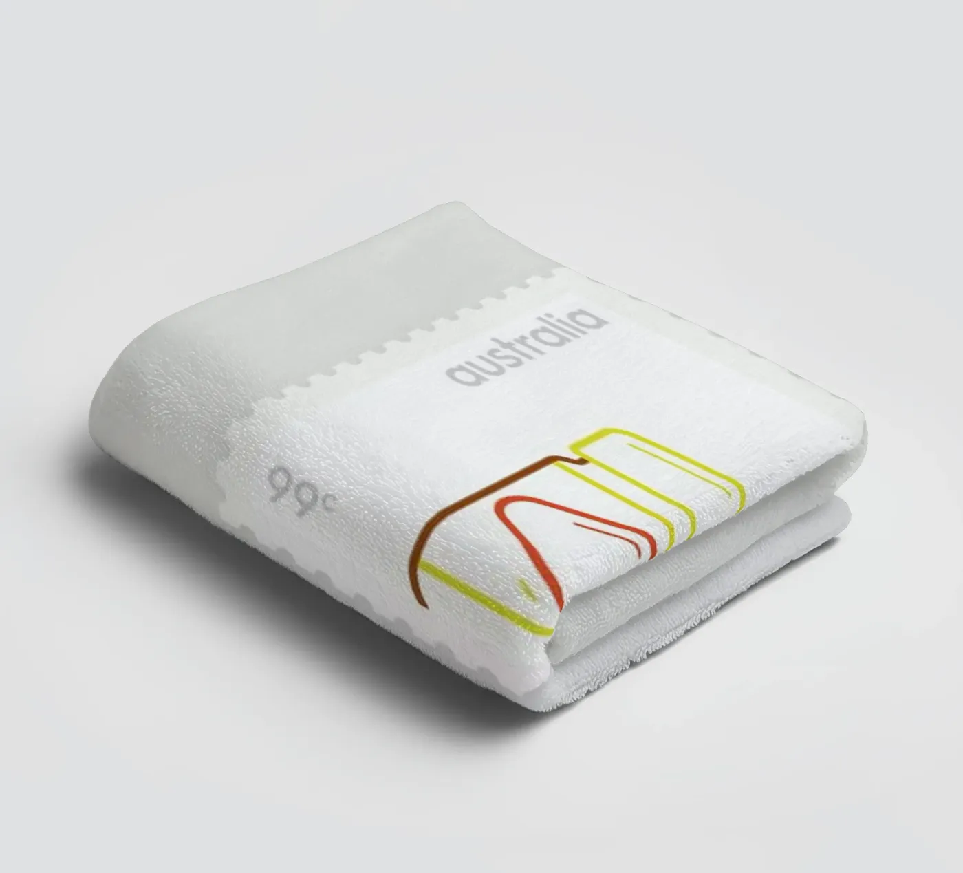 Vegemite towel by Dean Smith