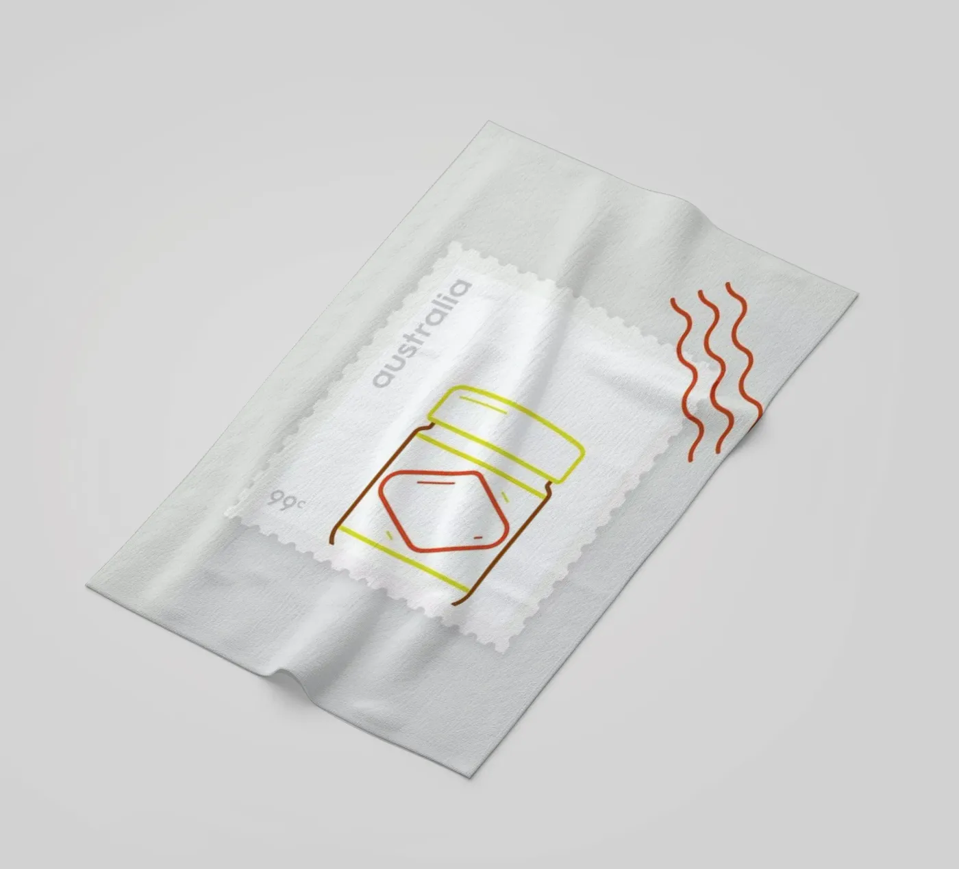 Vegemite strandhanddoek van Dean Smith