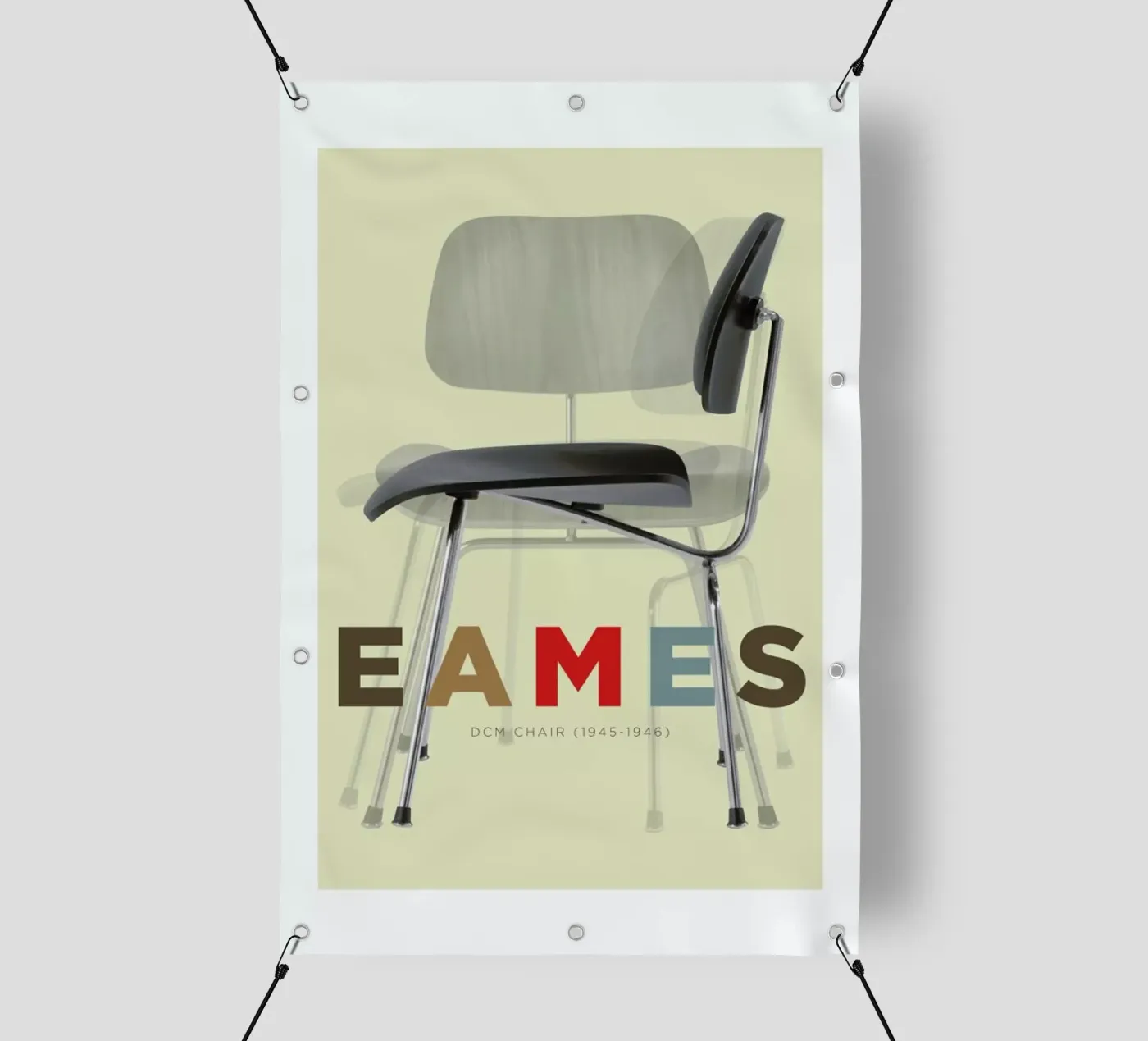 Eames DCM telo in pvc da Visual Philosophy