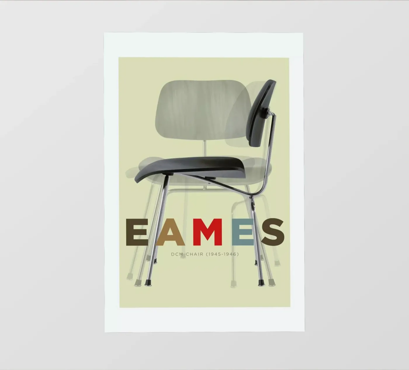 Eames DCM telo in pvc da Visual Philosophy