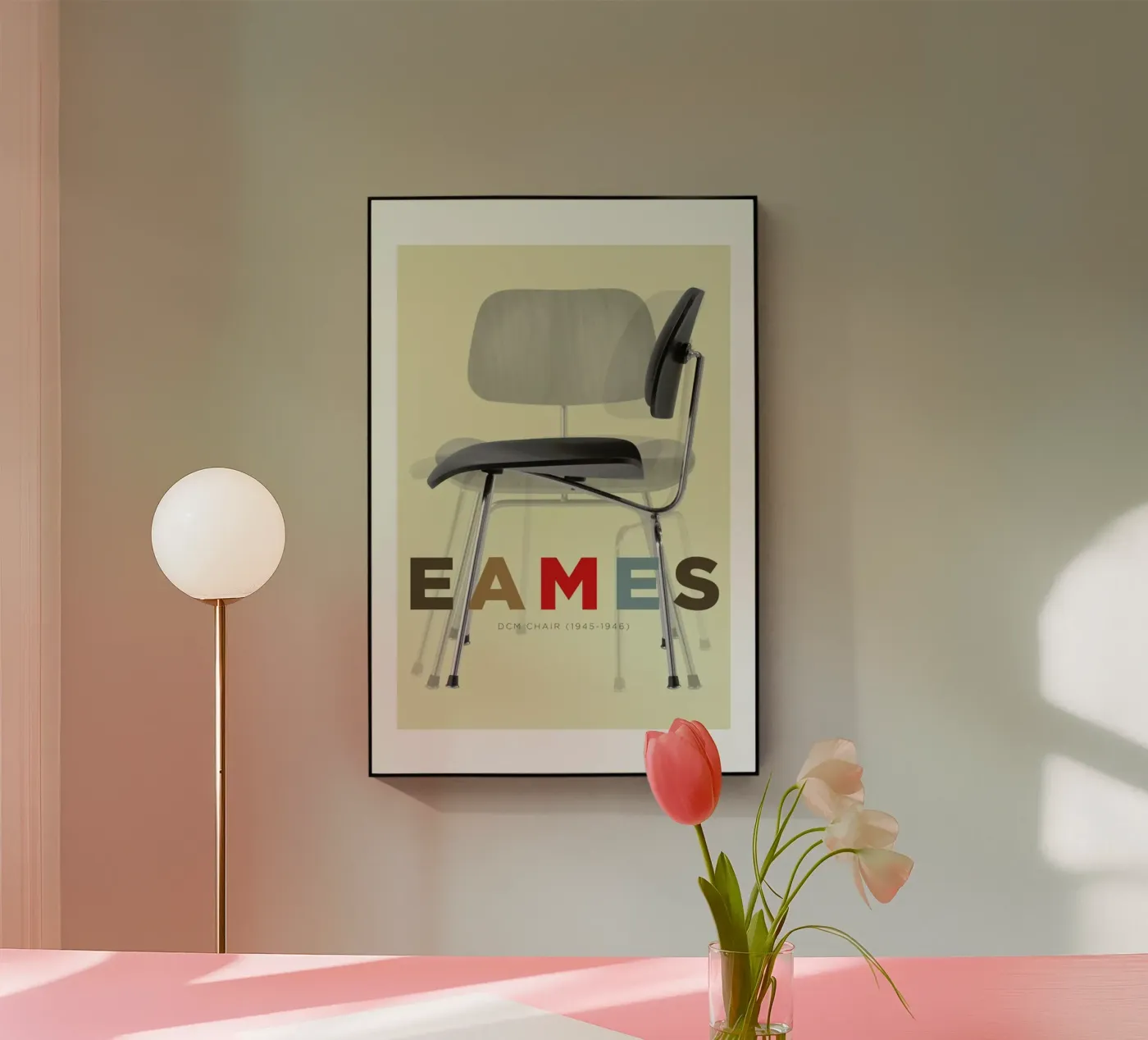 Eames DCM plexiglass da Visual Philosophy