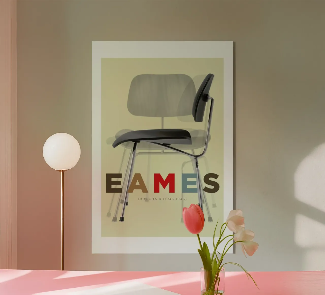 Eames DCM acryl van Visual Philosophy