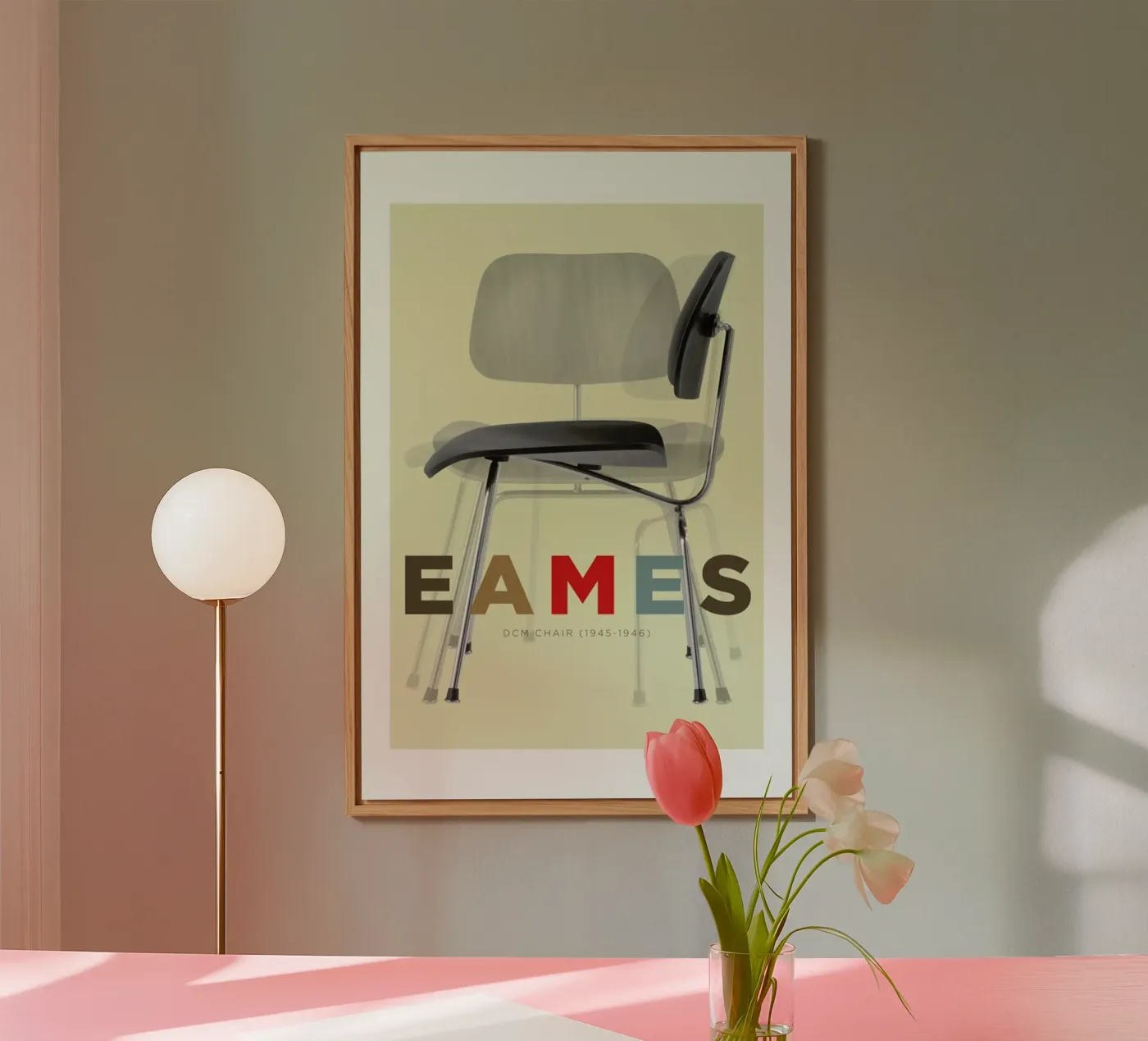 Eames DCM alluminio dibond da Visual Philosophy