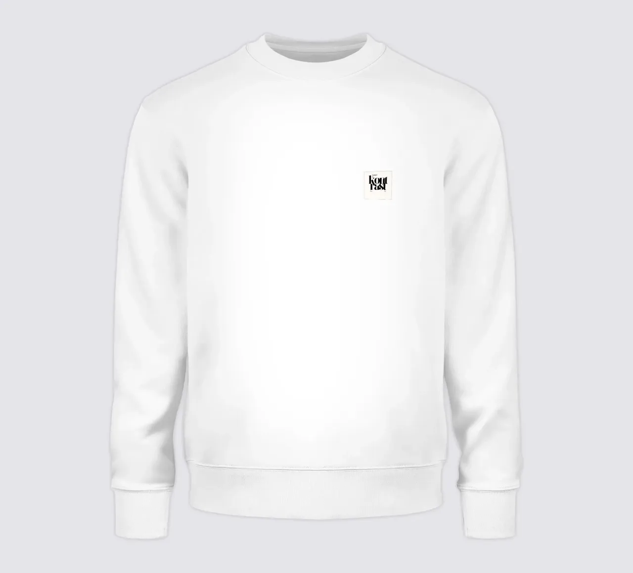 Ver los dedos - Composición surrealista en negro sudadera de Kunst und Kontrast