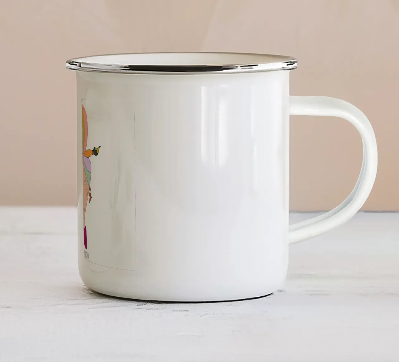 Siete tutti colori tazza in smalto da littlereminder