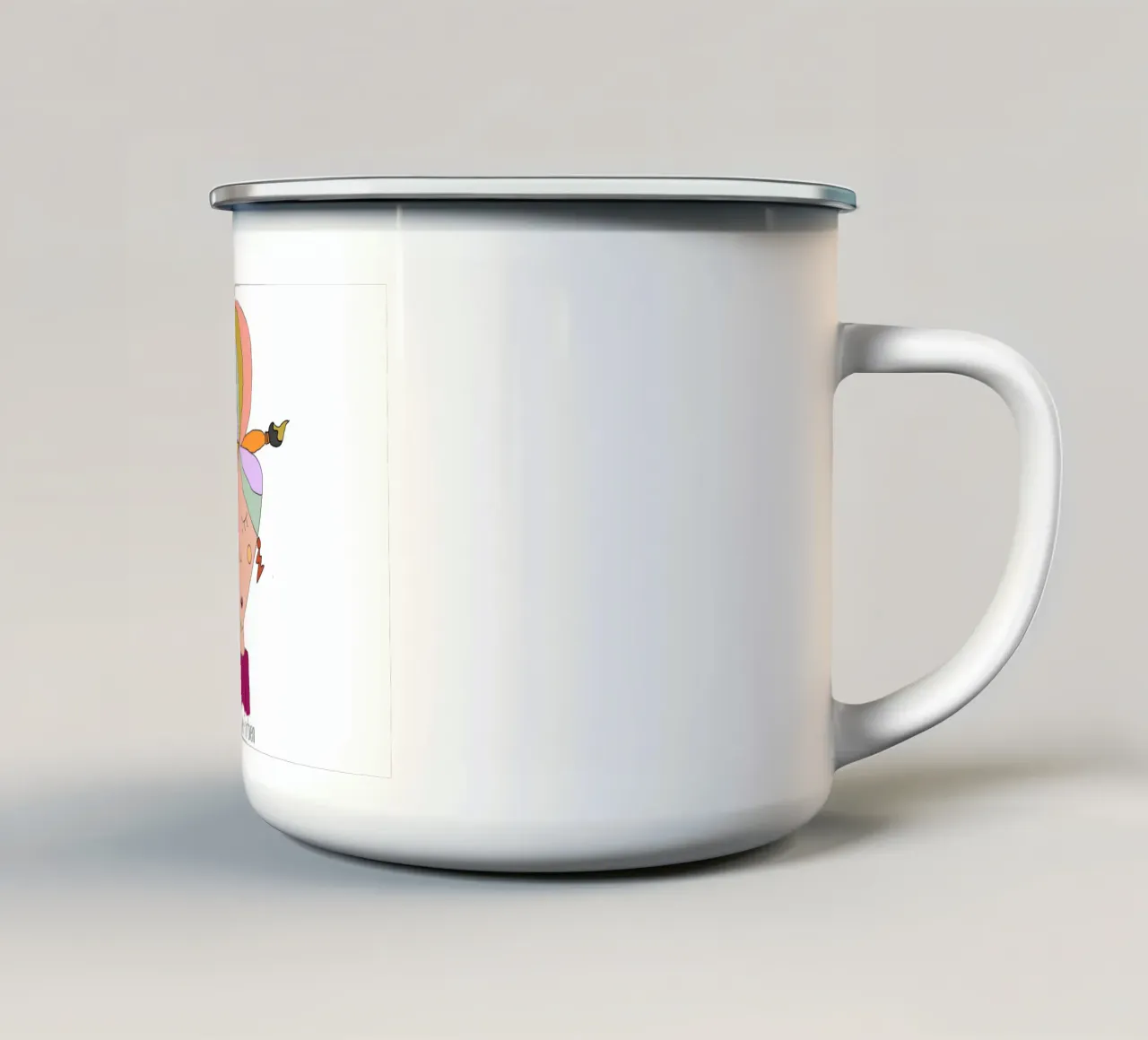 Siete tutti colori tazza in smalto da littlereminder