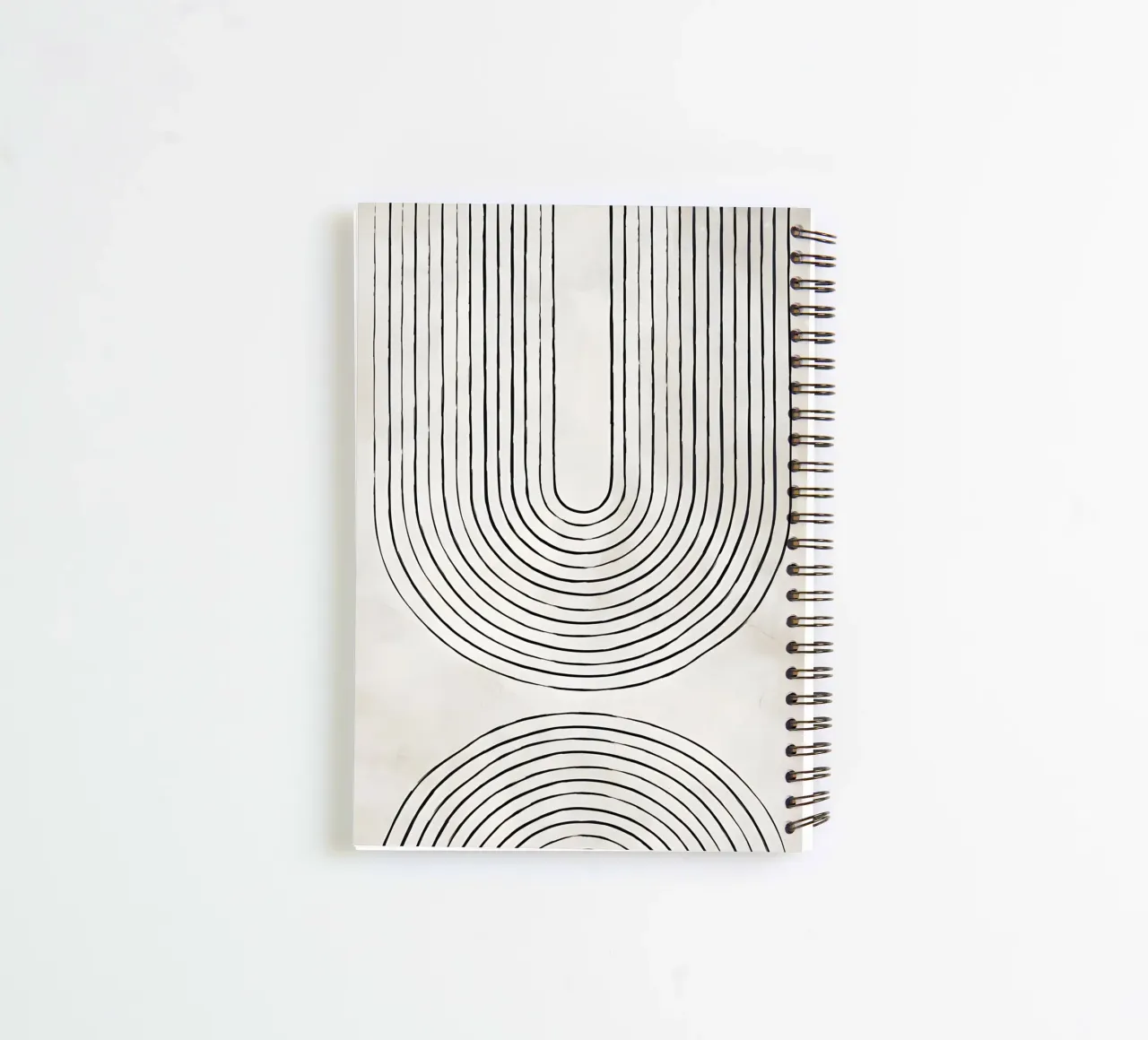 Trajectoires infinies - L'art abstrait des lignes carnet à spirale de Kunst und Kontrast