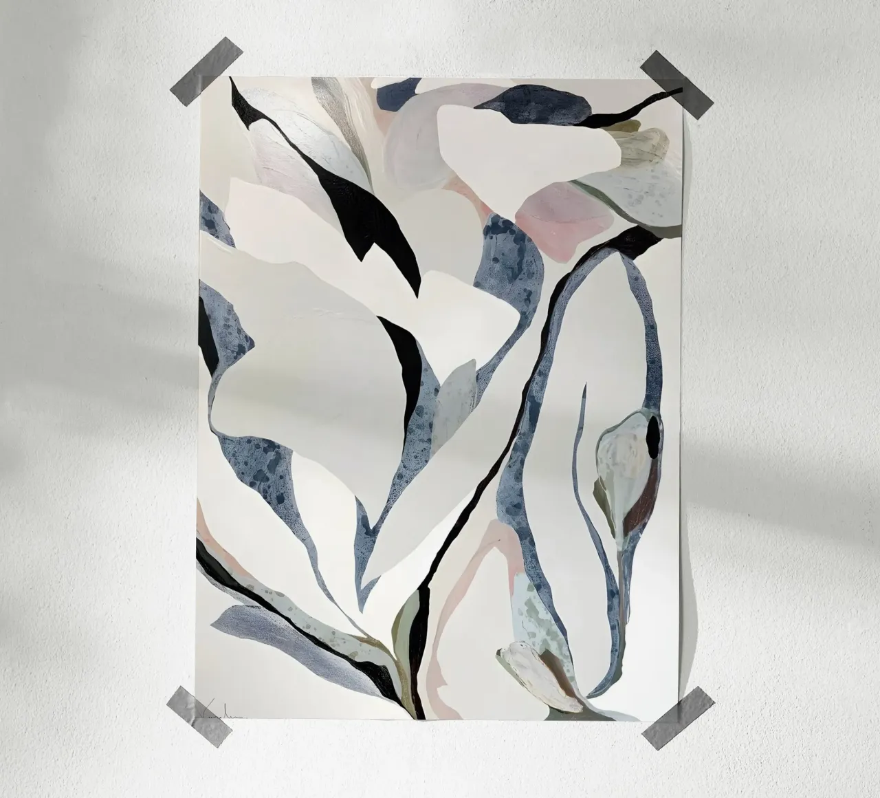 Forme organiche: la poesia della natura poster con telaio in alluminio da Kunst und Kontrast