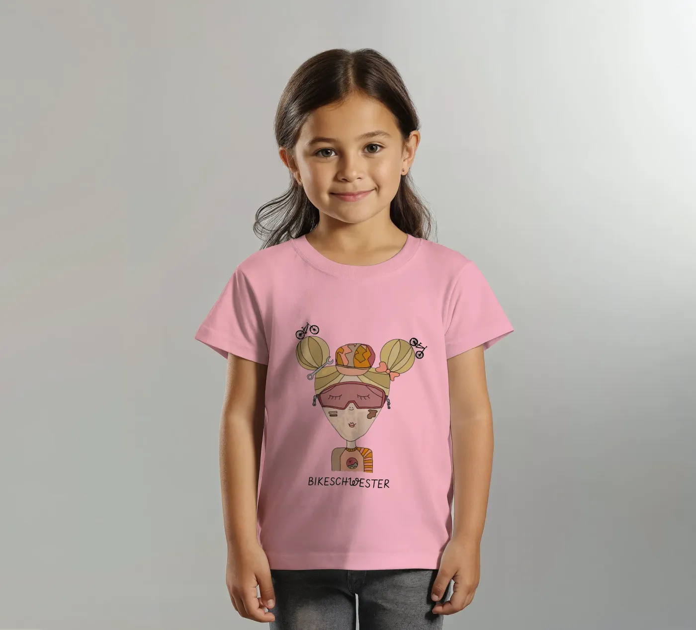 Bikeschwester t-shirt bambini da littlereminder
