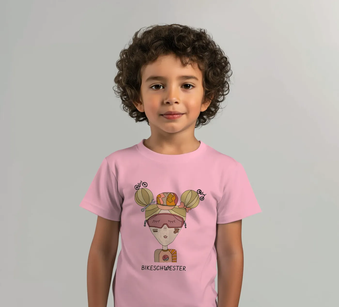 Bikeschwester t-shirt bambini da littlereminder