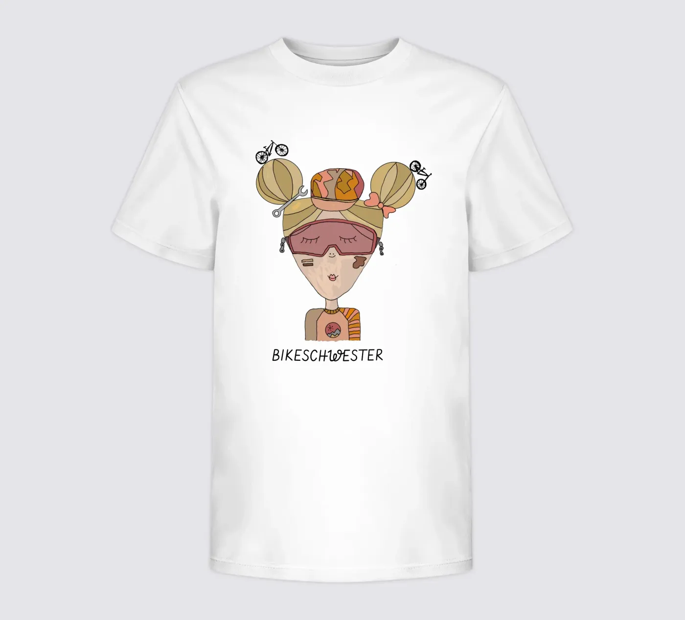 Bikeschwester t-shirt bambini da littlereminder