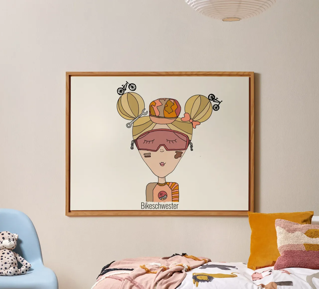 Bikeschwester alluminio dibond da littlereminder