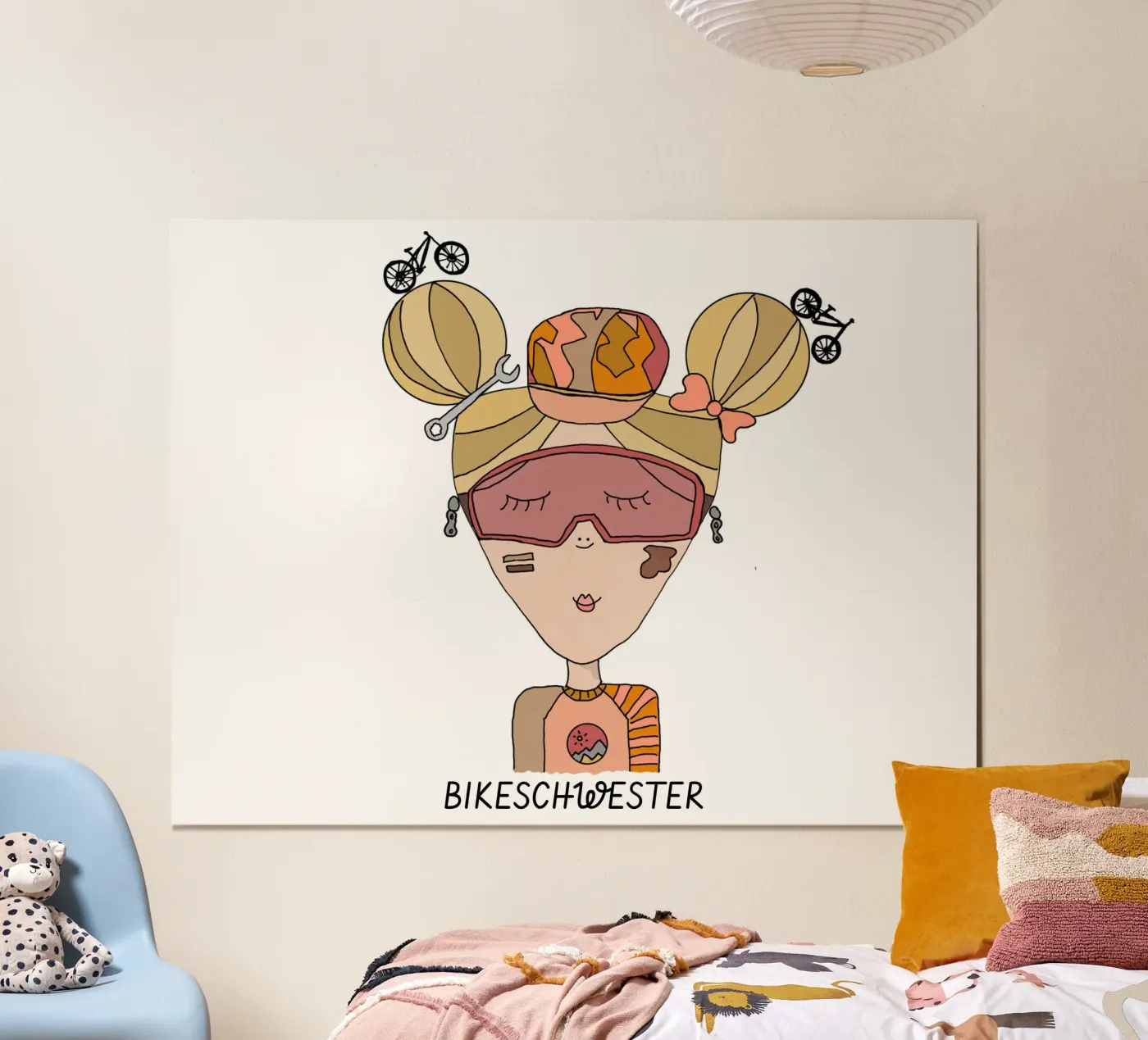 Bikeschwester Poster von littlereminder