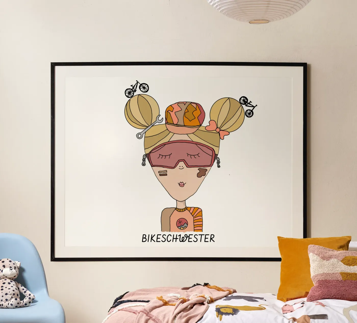 Bikeschwester Poster von littlereminder