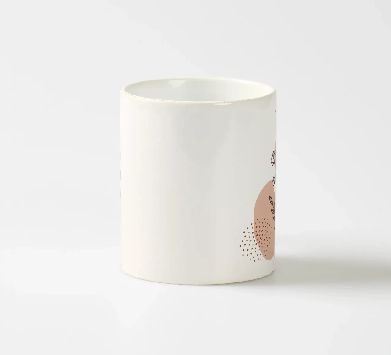 Rosa minimale tazza in ceramica da Kiroiharu