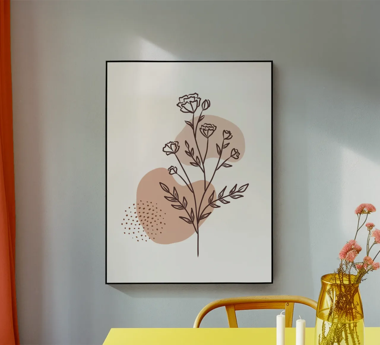 Rosa minimale plexiglass da Kiroiharu