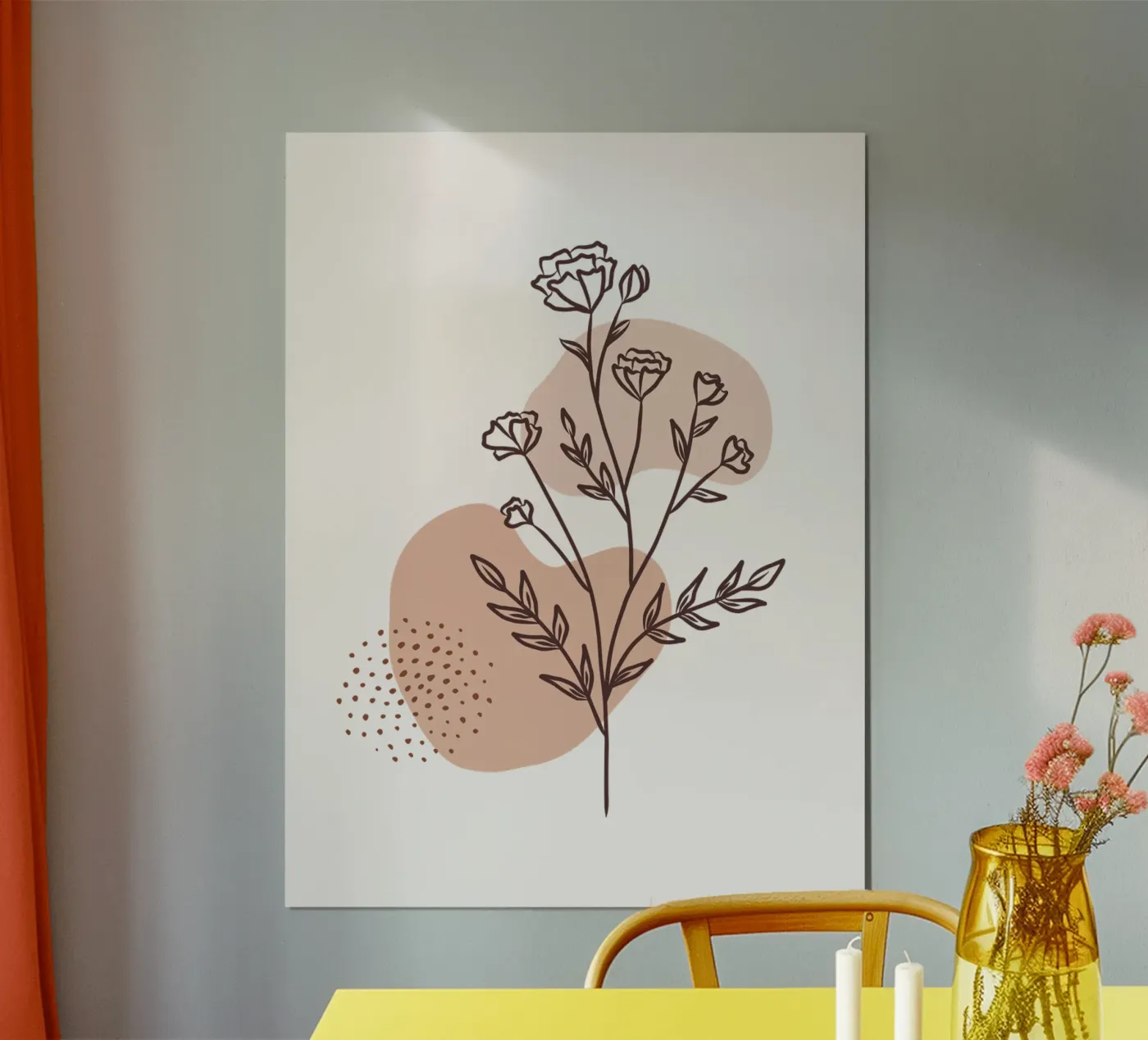 Rosa minimale poster da Kiroiharu