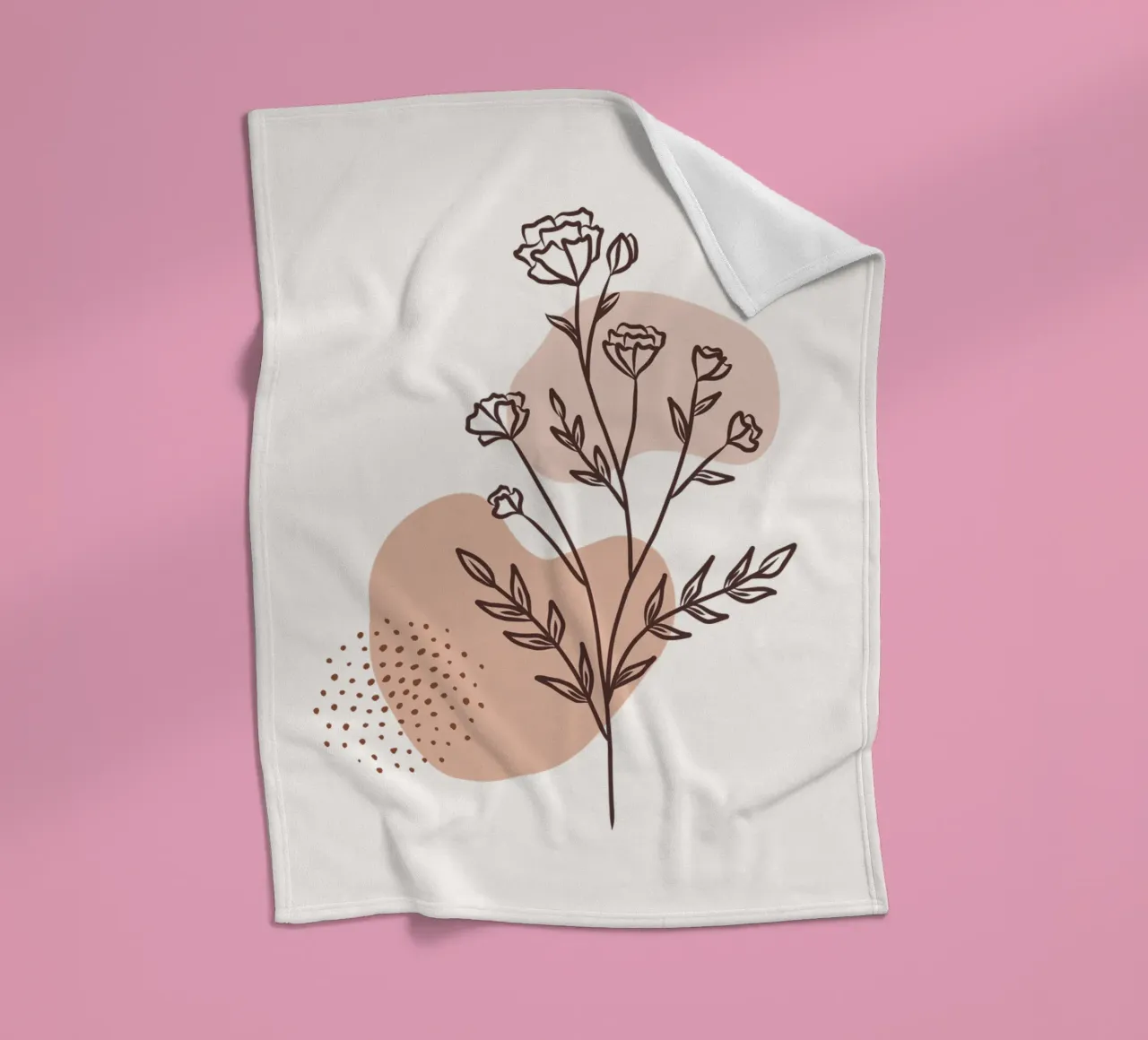 Rosa minimale coperta in pile da Kiroiharu