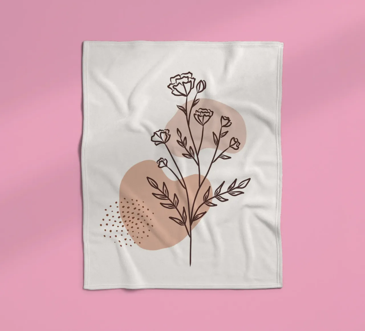 Rosa minimale coperta in pile da Kiroiharu